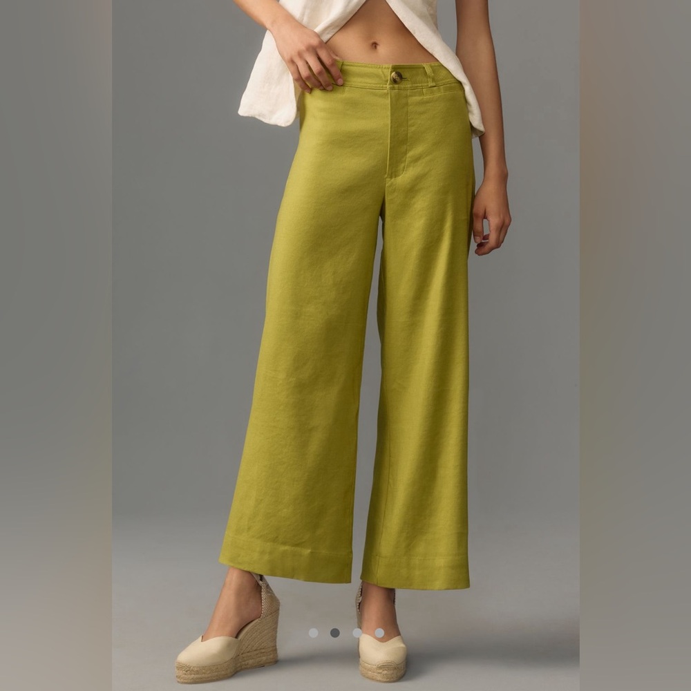 Maeve Ettie Wide Leg Cropped Pant
